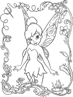 coloriage clochette la fee bricoleuse